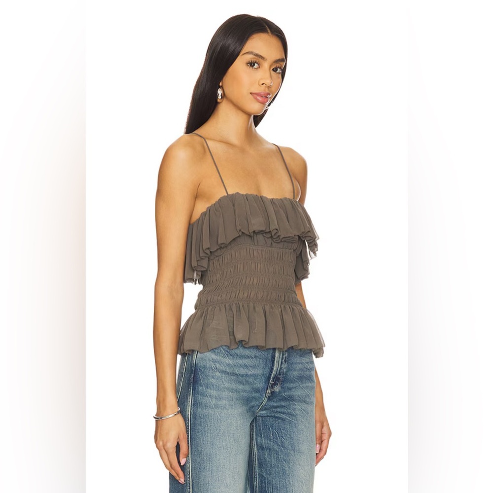NWT Ronny Kobo Alexi Top in Pebble in Size‎ S - Picture 2 of 8
